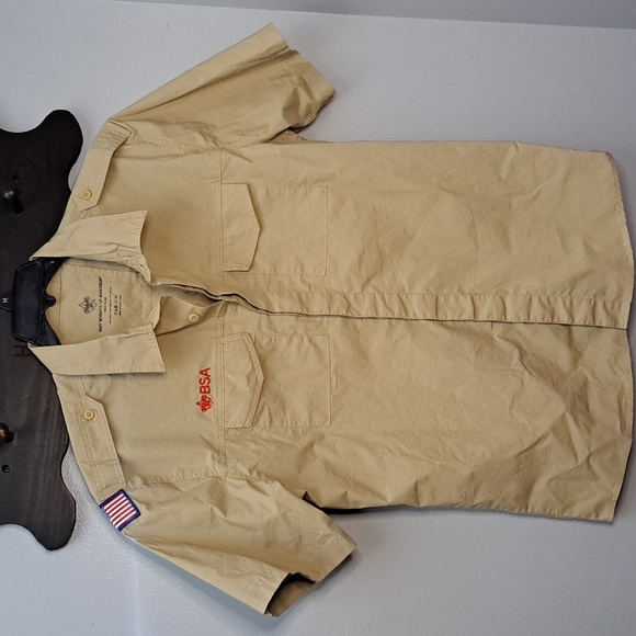 Boy Scouts BSA Uniform Short Sleeve Shirt, Khaki Size XLarge - Picture 2 of 8